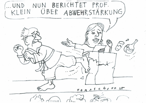 Cartoon: Abwehr (medium) by Jan Tomaschoff tagged gesudheit,krankheit,immunität,abwehr,gesudheit,krankheit,immunität,abwehr