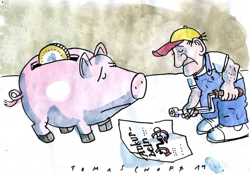 Cartoon: Ankurbeln (medium) by Jan Tomaschoff tagged wirtschaft,konjuktur,wirtschaft,konjuktur