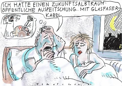 Cartoon: Auspeitschung (medium) by Jan Tomaschoff tagged zukunft,fortschritt,rückschritt,technik,denken,zukunft,fortschritt,rückschritt,technik,denken