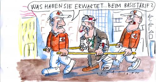 Cartoon: Basistarif (medium) by Jan Tomaschoff tagged gesundheitsreform,patienten,krankenkassen,beiträge,basistarif,gesundheitsreform,gesundheit,krank,krankenkasse,privat,kasse,kassenpatient,privatpatient,versicherung,versichert,beiträge,basistarif,tarife,tarif,patienten,patient,service