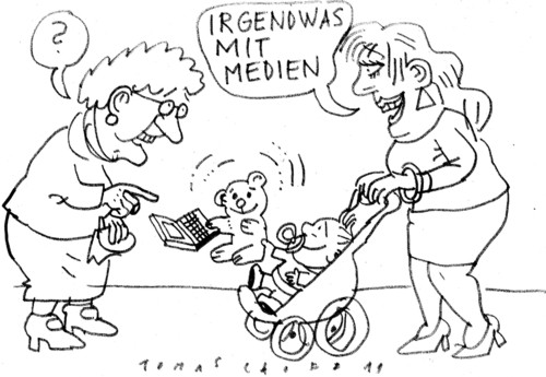 Cartoon: Berufswunsch (medium) by Jan Tomaschoff tagged berufe,berufe,job,arbeit