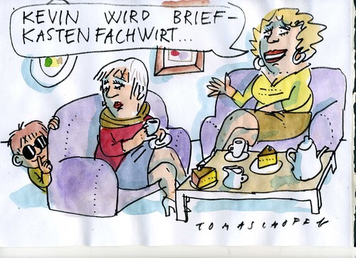 Cartoon: Briefkastenwesen (medium) by Jan Tomaschoff tagged steueroasen,briefkastenfirmen,steueroasen,briefkastenfirmen