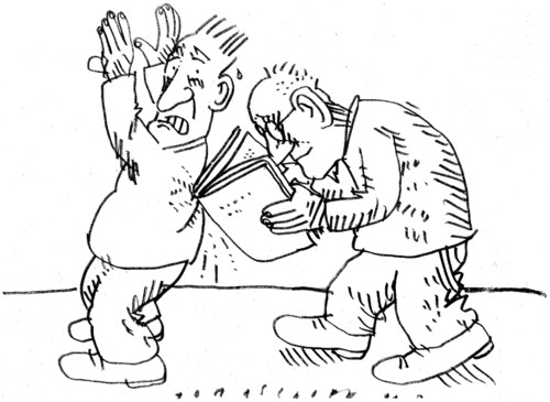 Cartoon: Buch (medium) by Jan Tomaschoff tagged literatur,bücher,buch