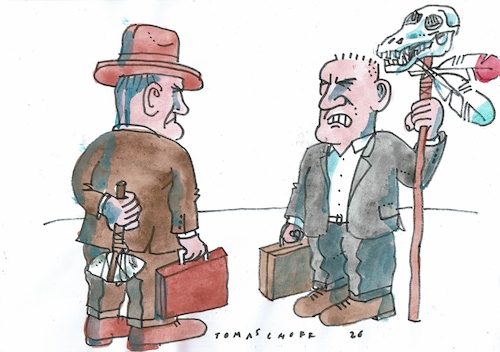 Cartoon: Diplomaten (medium) by Jan Tomaschoff tagged verhandeln,gewalt,diplomatie,konflikt,verhandeln,gewalt,diplomatie,konflikt