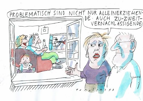 Cartoon: Erziehung (medium) by Jan Tomaschoff tagged erziehung,familie,erziehung,familie