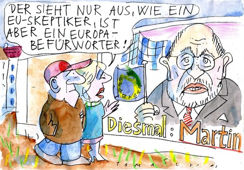 Cartoon: Europawahl (medium) by Jan Tomaschoff tagged euroskeptiker,euroskeptiker