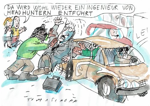 Cartoon: Fachkräftemangel (medium) by Jan Tomaschoff tagged ingenieure,fachkräftemangel,ingenieure,fachkräftemangel