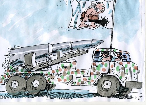 Cartoon: Fortschritt (medium) by Jan Tomaschoff tagged krieg,militär,gewalt,krieg,militär,gewalt