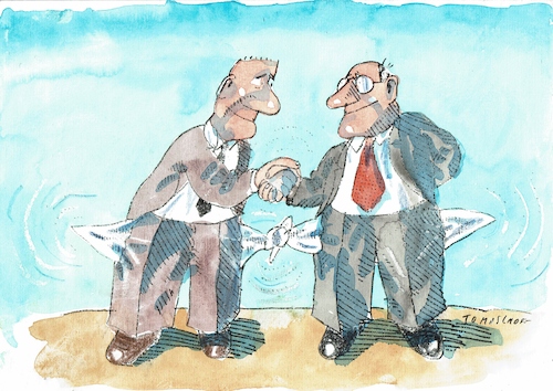 Cartoon: Geld5 (medium) by Jan Tomaschoff tagged geld,schulden,haushalt,geld,schulden,haushalt