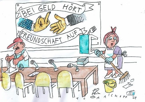 Cartoon: Geld (medium) by Jan Tomaschoff tagged geld,klima,konferenzen,geld,klima,konferenzen