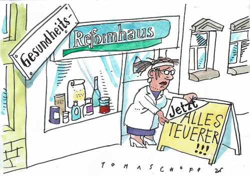 Cartoon: Gesundheitsreform (medium) by Jan Tomaschoff tagged gesundheit,geld,krqankenversicherung,reform,gesundheit,geld,krqankenversicherung,reform