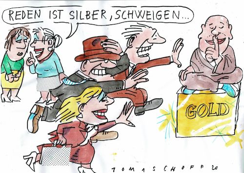 Cartoon: Gold (medium) by Jan Tomaschoff tagged gold,goldpreis,börse,gold,goldpreis,börse