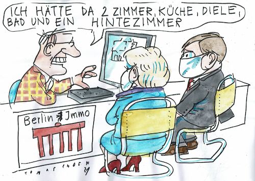 Cartoon: Hinterzimmer (medium) by Jan Tomaschoff tagged cdu,laschet,frage,cdu,laschet,frage