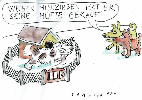 Cartoon: Immobilie (medium) by Jan Tomaschoff tagged mieten,immobilien,besitz,mieten,immobilien,besitz