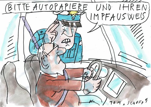 Cartoon: Impfausweis (medium) by Jan Tomaschoff tagged impfungen,impflücken,masern,impfungen,impflücken,masern