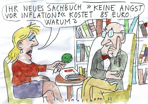 Inflation von Jan Tomaschoff | Politik Cartoon | TOONPOOL