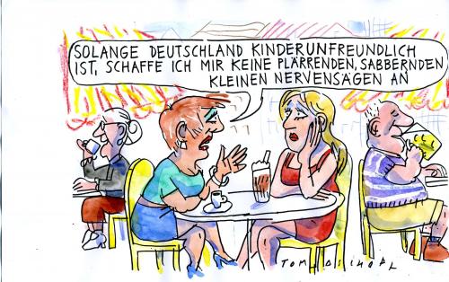 Cartoon: Kinder (medium) by Jan Tomaschoff tagged kinder,eltern,geburtenrate,generationen,demografie,kinderfreundlich,kinderfeindlich,kinderwunsch,kinder,nachwuchs,familie,frauen,geburtenrate,generationen,demografie,eltern,kinderfreundlich,kinderfeindlich