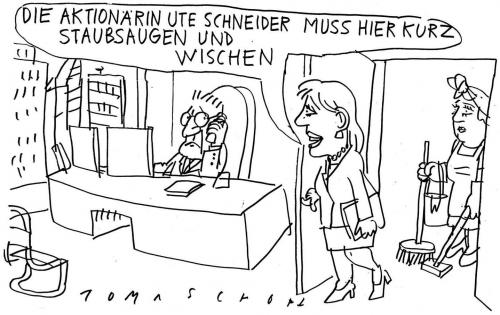 Cartoon: Kleinanleger (medium) by Jan Tomaschoff tagged kleinanleger,aktien,altersvorsorge
