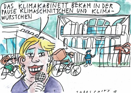 Cartoon: Klima (medium) by Jan Tomaschoff tagged klimakabinett,klima,politik,klimakabinett,klima,politik