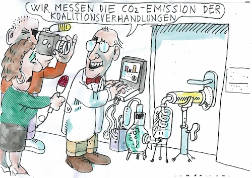 Cartoon: Koalition (medium) by Jan Tomaschoff tagged koalition,co2,koalition,co2