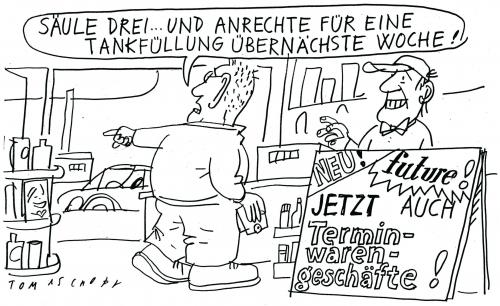 Cartoon: Kontingentierung (medium) by Jan Tomaschoff tagged benzin,benzinpreise,ölpreise,energiekrise,inflation