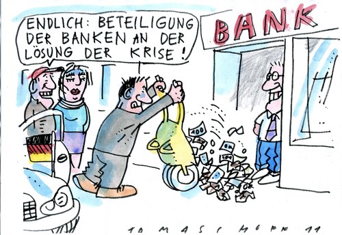 Cartoon: Krise (medium) by Jan Tomaschoff tagged rettungspaket,finanzkrise,euro,europa,eu,griechenland,rettungspaket,finanzkrise,euro,europa,eu,griechenland