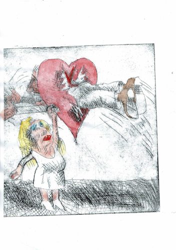Cartoon: Liebe (medium) by Jan Tomaschoff tagged liebe,mann,frau,liebe,mann,frau