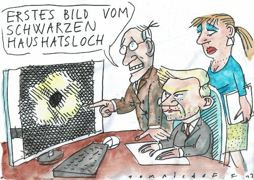 Cartoon: Loch (medium) by Jan Tomaschoff tagged haushalt,schulden,lindner,haushalt,schulden,lindner