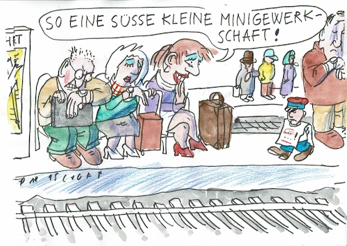Cartoon: Lokführer2 (medium) by Jan Tomaschoff tagged lokführer,streik,bahn,lokführer,streik,bahn