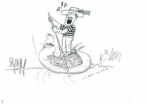 Cartoon: Magen (medium) by Jan Tomaschoff tagged krankheit,magen,krankheit,magen