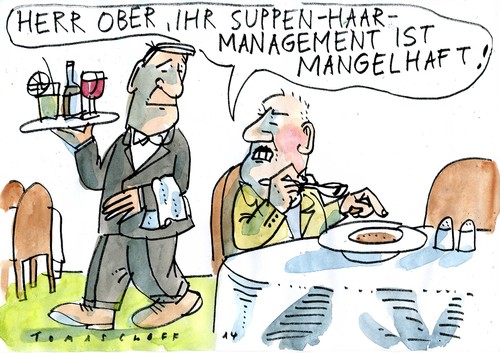 Cartoon: Management (medium) by Jan Tomaschoff tagged management,management