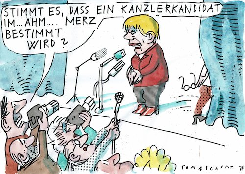 Cartoon: Merz (medium) by Jan Tomaschoff tagged cdu,merz,kanzlerkandidat,cdu,merz,kanzlerkandidat