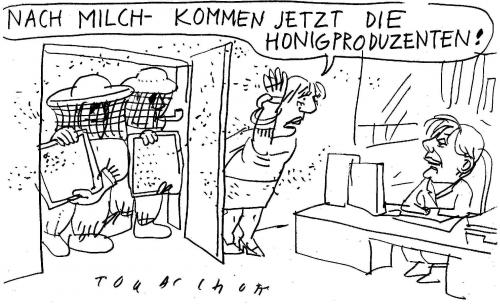 Cartoon: Milchpreise (medium) by Jan Tomaschoff tagged milchpreise,dumping,landwirtschaft