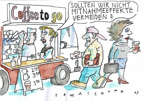 Cartoon: Mitnahmeeffekte (medium) by Jan Tomaschoff tagged politikersprech,politikersprech