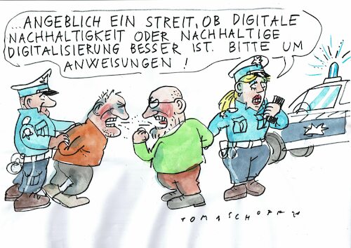 Cartoon: nachhaltig digital (medium) by Jan Tomaschoff tagged nachhaltigkeit,digitalisierung,schlagworte,phrasen,nachhaltigkeit,digitalisierung,schlagworte,phrasen