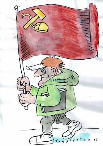 Cartoon: Netzrevolution (medium) by Jan Tomaschoff tagged pc,internet,revolution,pc,internet,revolution