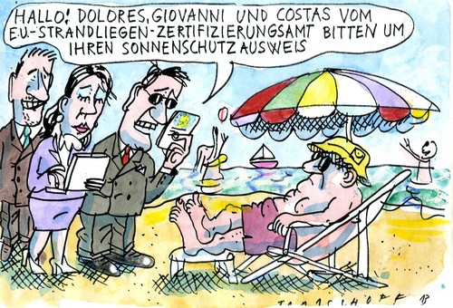 Cartoon: no (medium) by Jan Tomaschoff tagged unemployment,crisis,eu,eu,crisis,unemployment