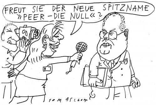 Cartoon: Null (medium) by Jan Tomaschoff tagged peer,steinbrück