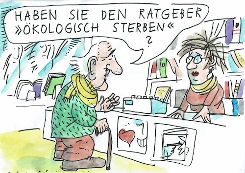 Cartoon: öko (medium) by Jan Tomaschoff tagged ökologie,leben,sterben,ökologie,leben,sterben