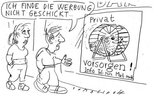 Cartoon: Private Vorsorge (medium) by Jan Tomaschoff tagged private,vorsorge,renten