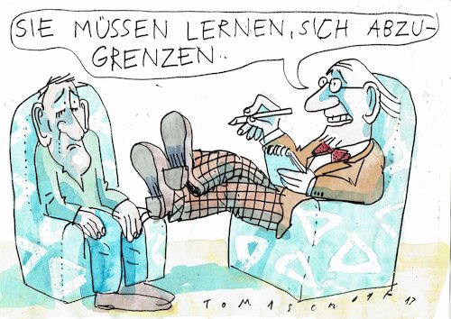 Cartoon: Ratschlag (medium) by Jan Tomaschoff tagged psychologie,beratung,selbstvertrauen,psychologie,beratung,selbstvertrauen