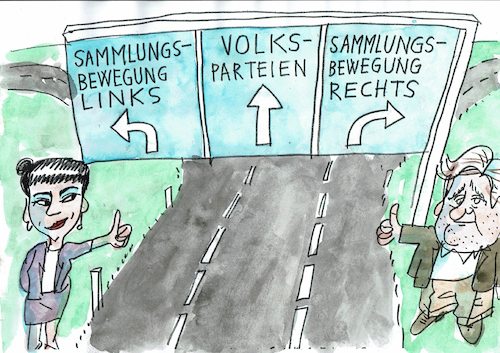Cartoon: Sammlung (medium) by Jan Tomaschoff tagged extreme,populiusten,extreme,populiusten