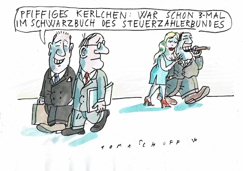 Cartoon: Schwarzbuch (medium) by Jan Tomaschoff tagged geld,gewinnstreben,politiker,geld,gewinnstreben,politiker