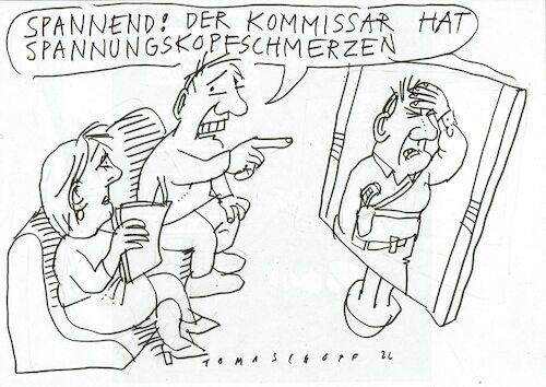 Cartoon: Spannungskopfschmerz (medium) by Jan Tomaschoff tagged kopfschmerz,spannung,stress,kopfschmerz,spannung,stress