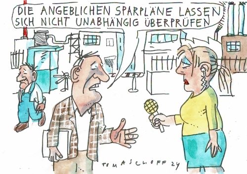 Cartoon: Sparplan (medium) by Jan Tomaschoff tagged wirtschaft,sparplan,konjuktur,flaute,krise,wirtschaft,sparplan,konjuktur,flaute,krise