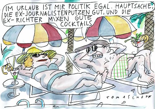 Cartoon: Urlaub (medium) by Jan Tomaschoff tagged tourismus,diktatur,tourismus,diktatur
