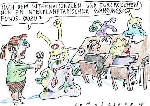 Cartoon: Währungsfonds (medium) by Jan Tomaschoff tagged finanzen,staatsschulden,finanzen,staatsschulden