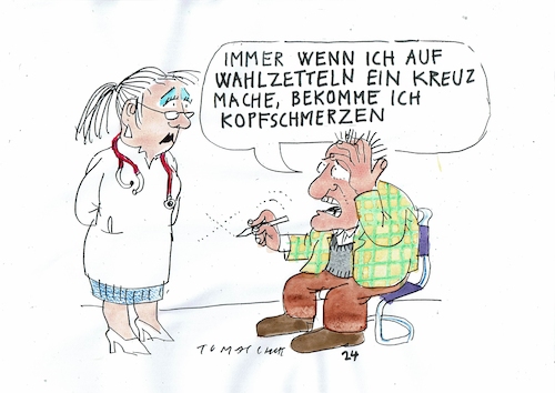 Cartoon: Wahl (medium) by Jan Tomaschoff tagged wahl,parteien,versprechungen,wahl,parteien,versprechungen