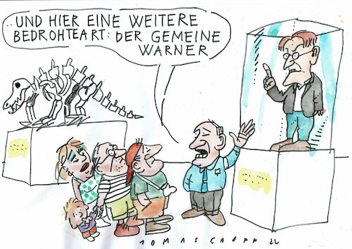 Cartoon: Watner (medium) by Jan Tomaschoff tagged corona,politiker,lauterbach,corona,politiker,lauterbach