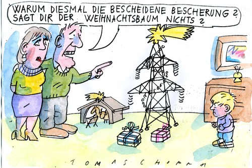 Cartoon: Weihnachten 3 (medium) by Jan Tomaschoff tagged weihnachten,strompreis,weihnachten,strompreis